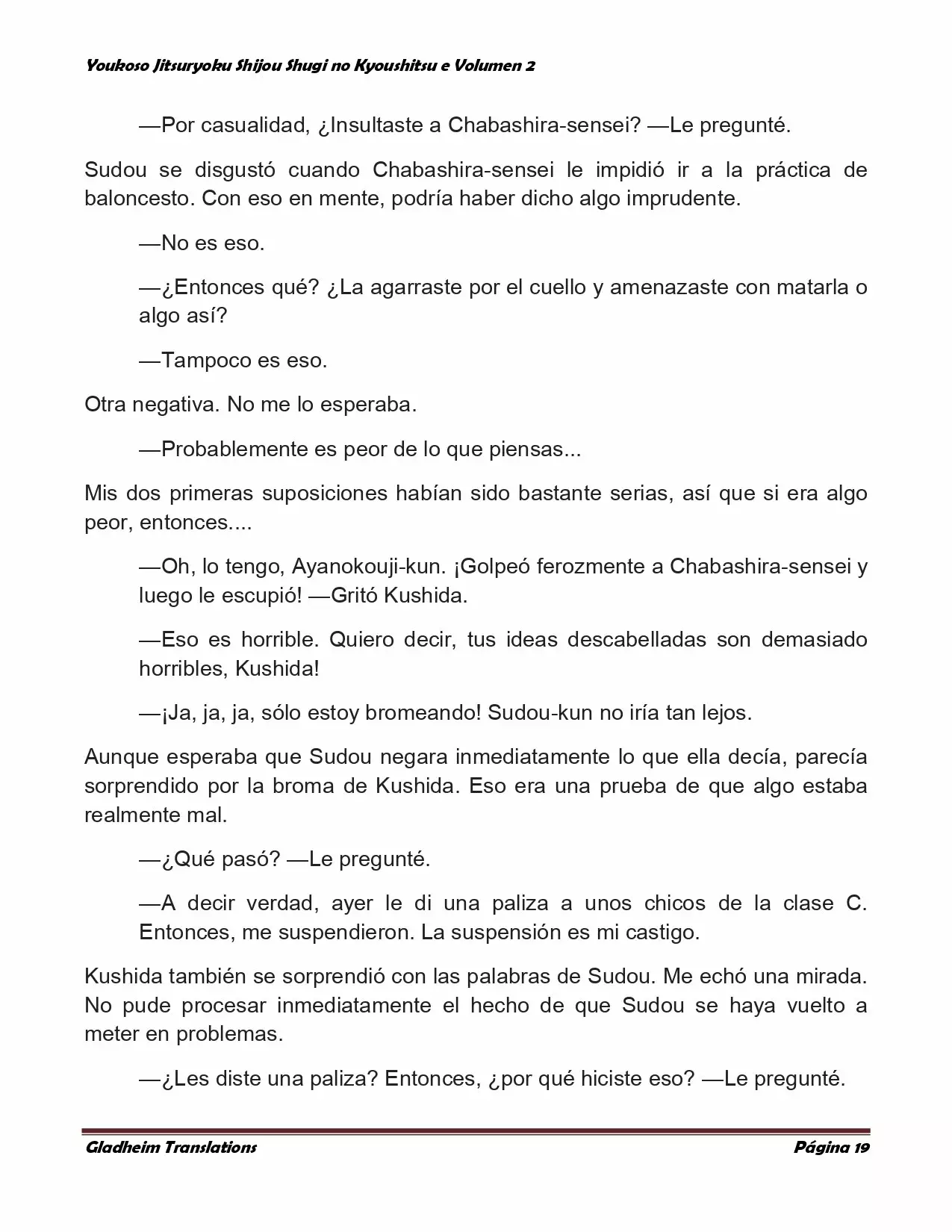 Página 19 del Manga