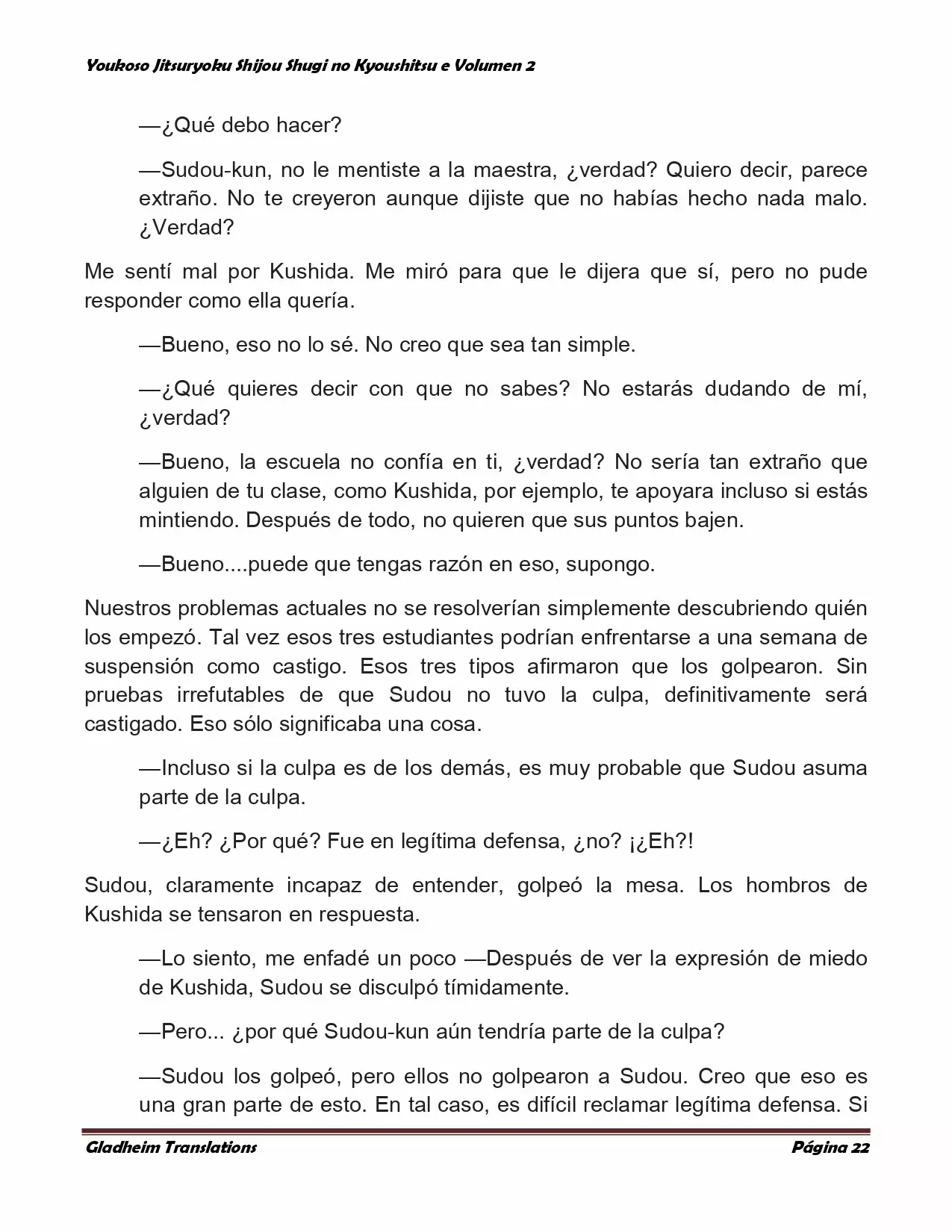 Página 22 del Manga