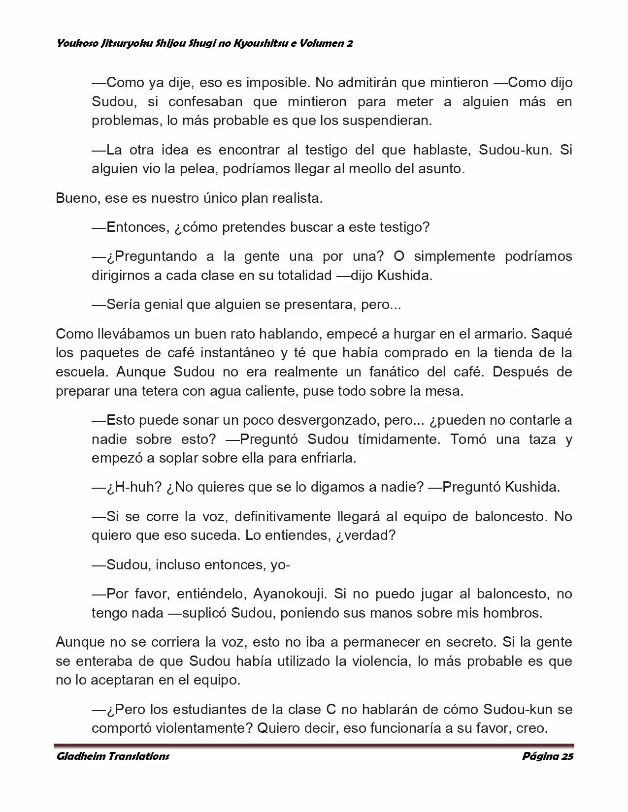 Página 25 del Manga