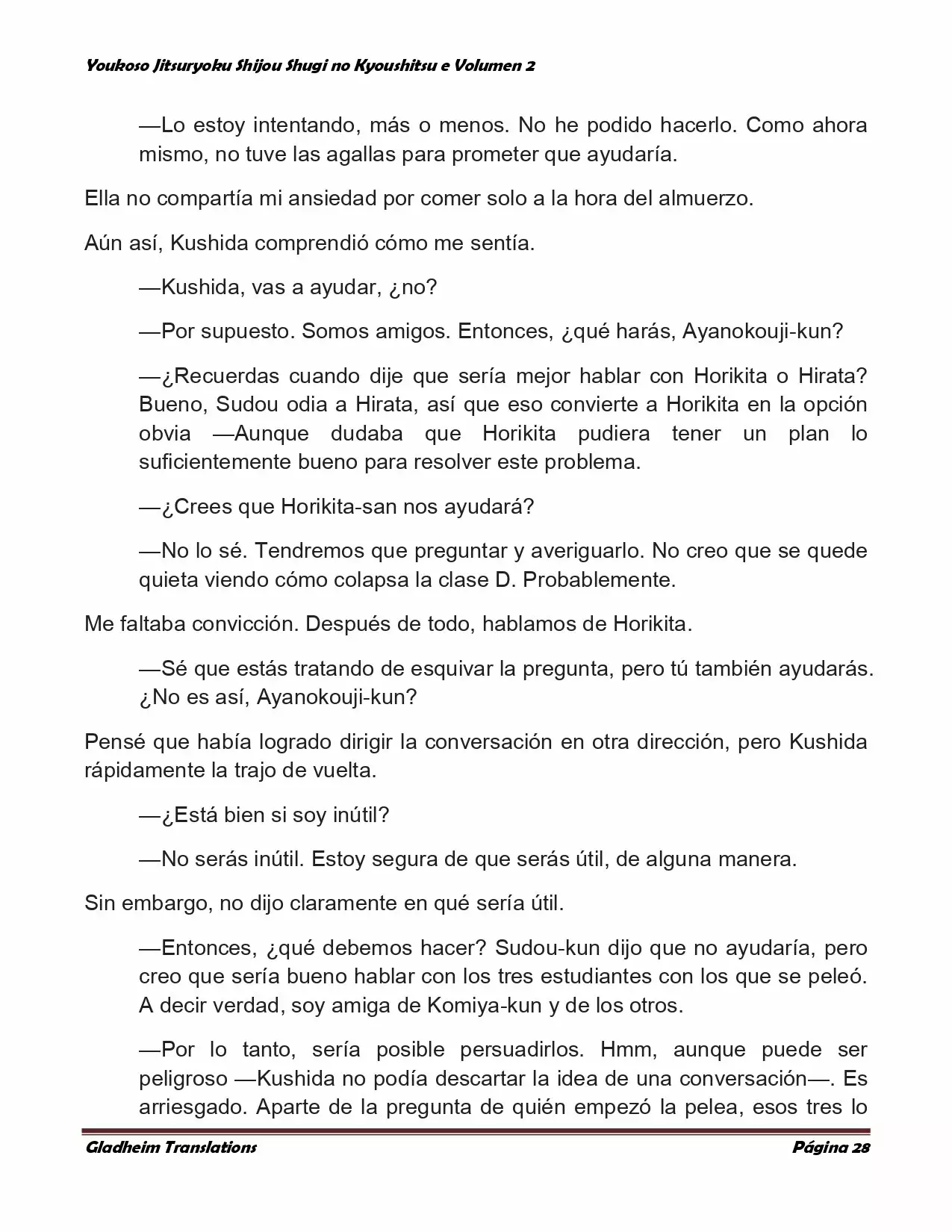 Página 28 del Manga