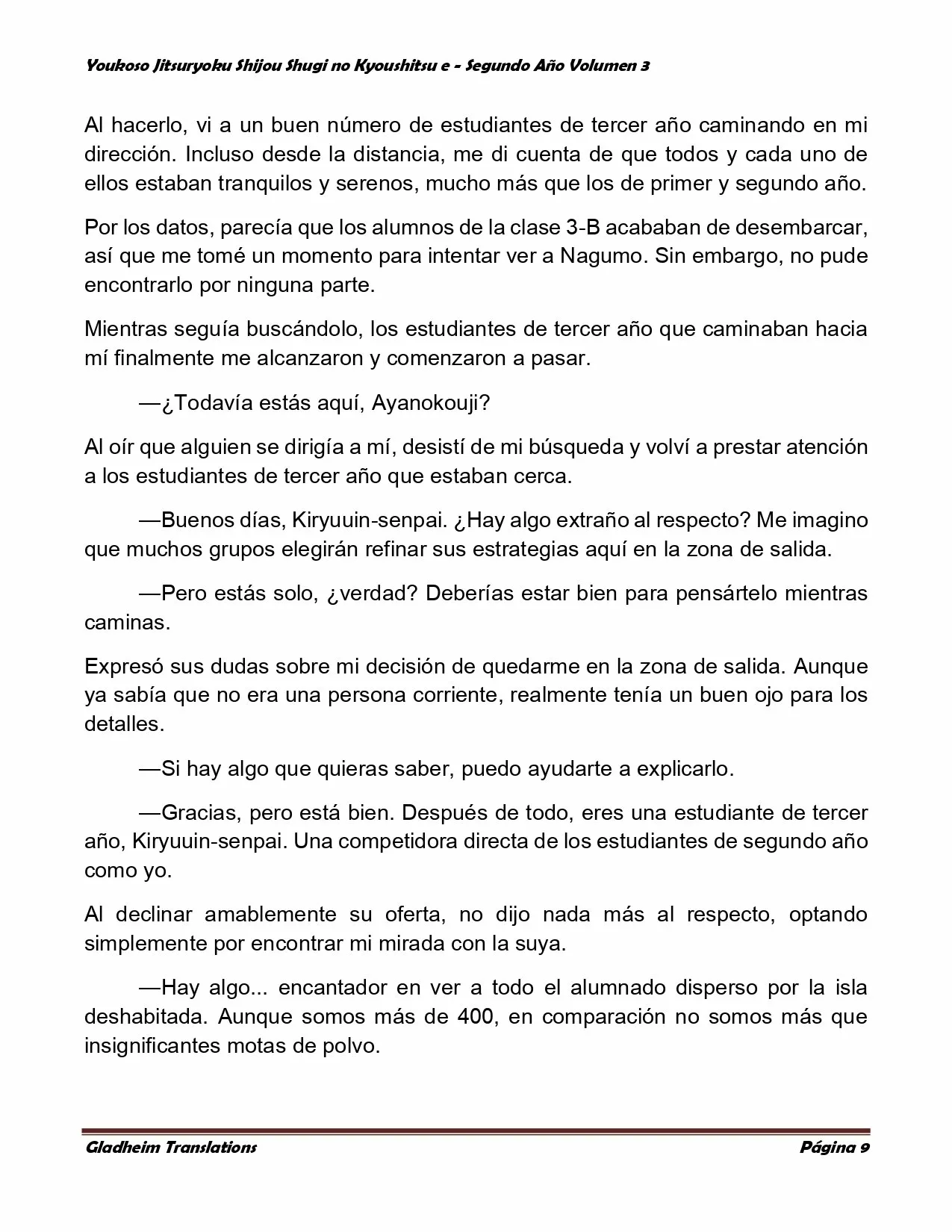 Página 9 del Manga