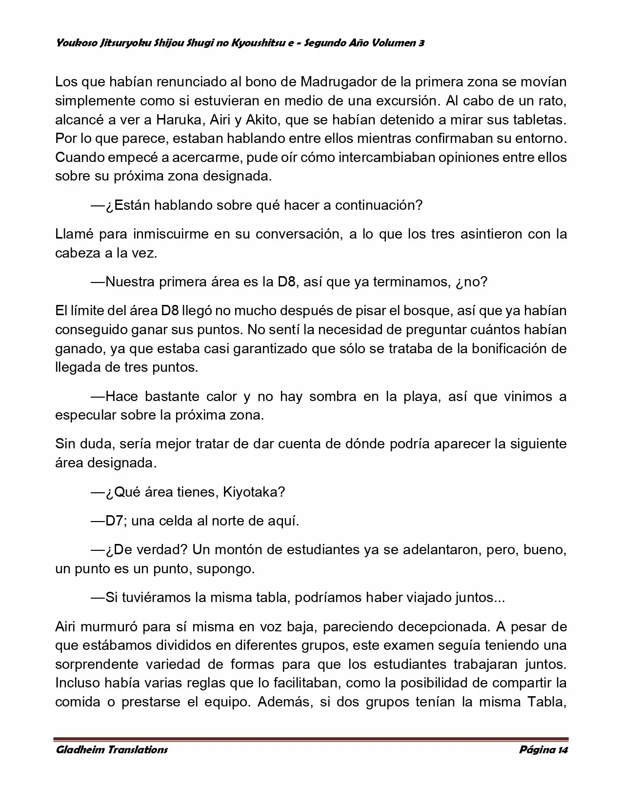 Página 14 del Manga