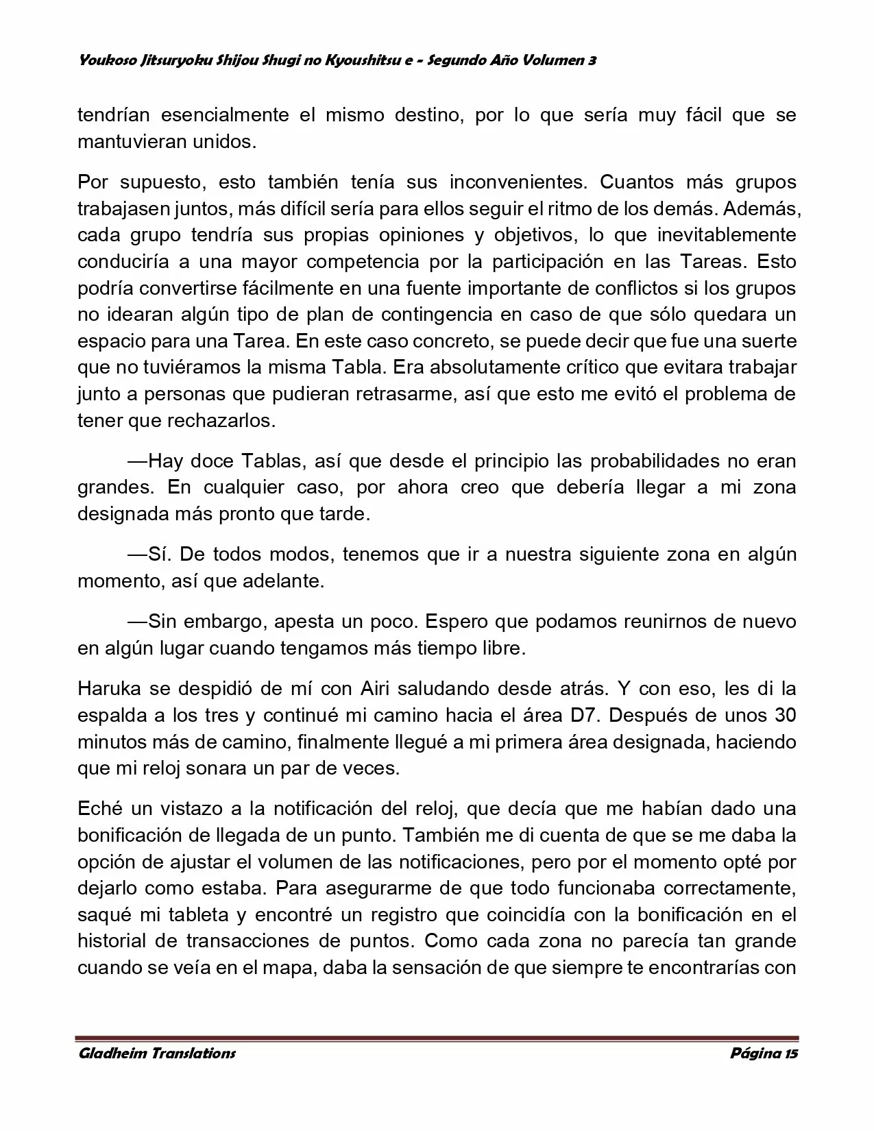 Página 15 del Manga