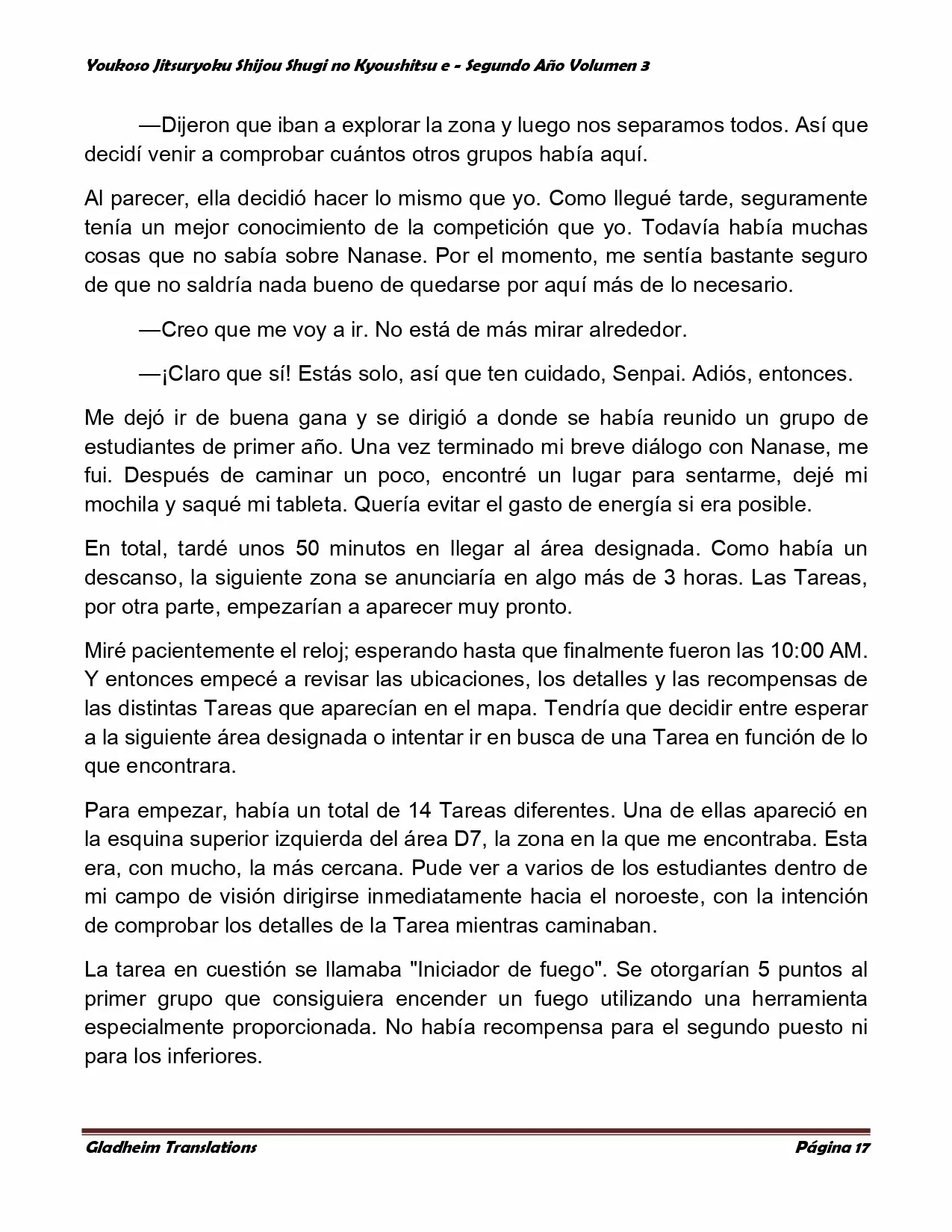 Página 17 del Manga