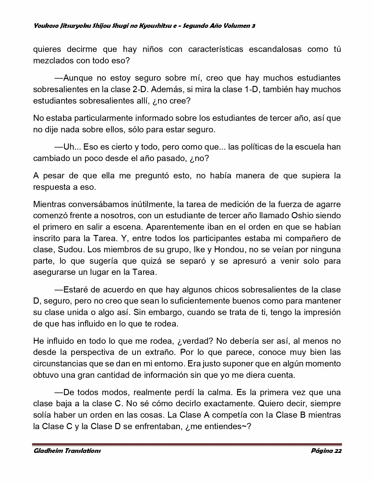 Página 22 del Manga