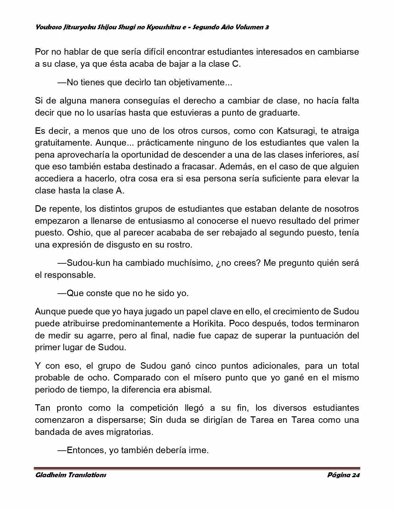 Página 24 del Manga