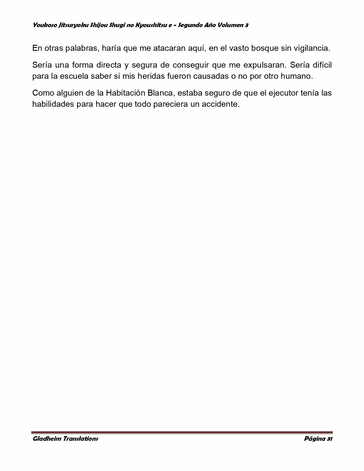 Página 31 del Manga