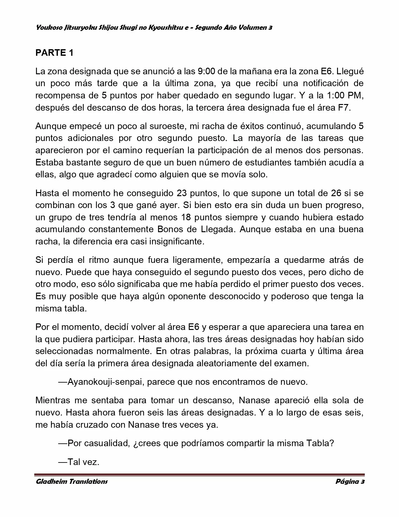 Página 3 del Manga