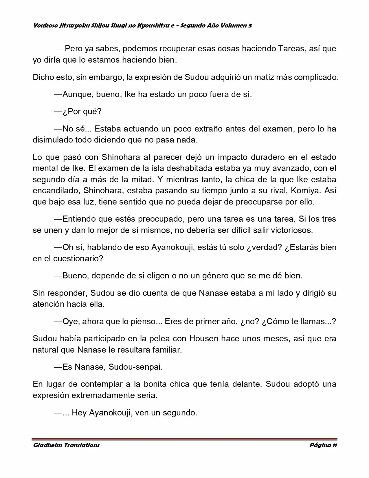 Página 11 del Manga