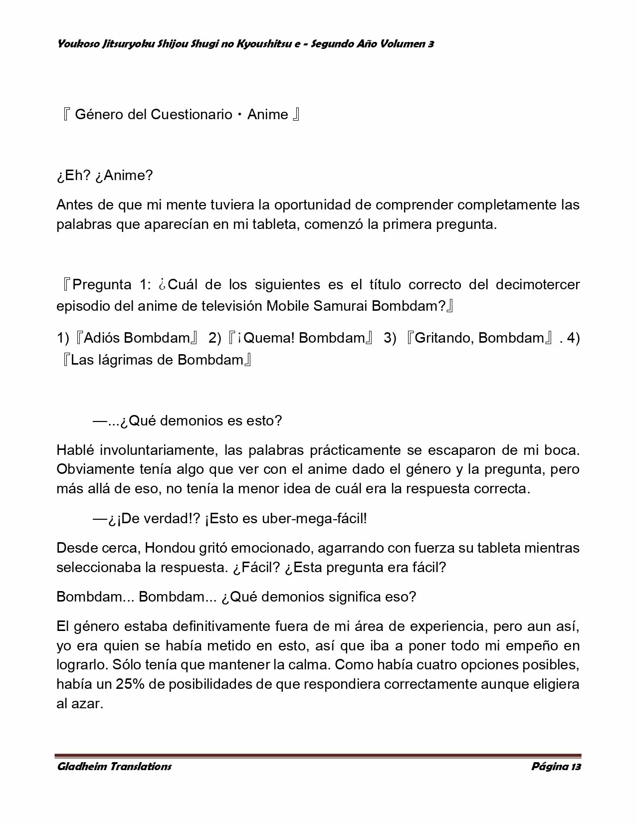 Página 13 del Manga