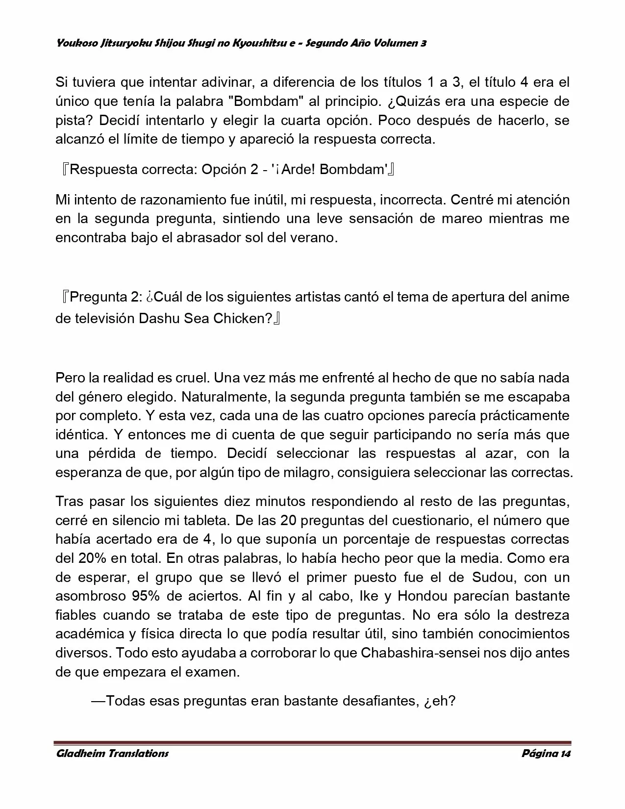 Página 14 del Manga