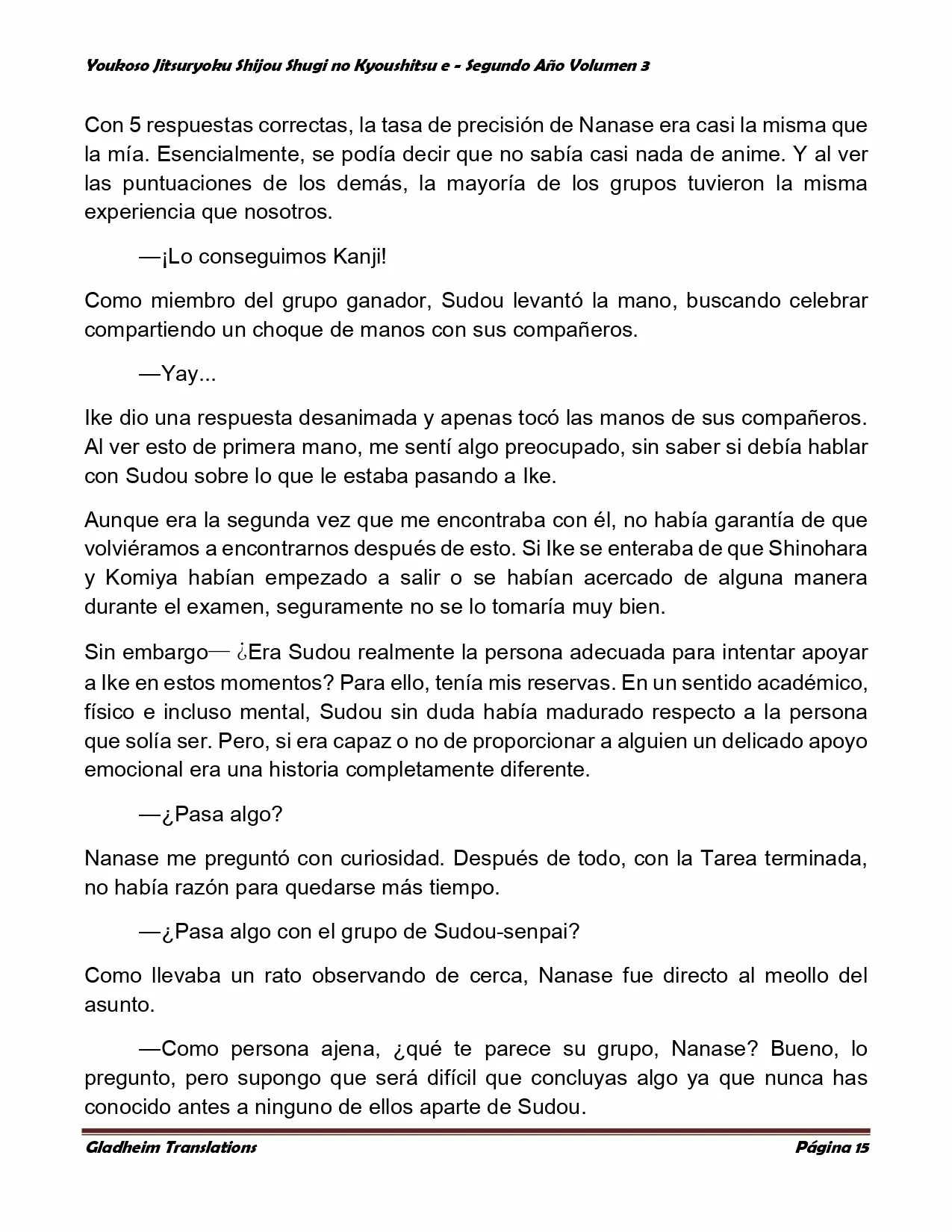 Página 15 del Manga