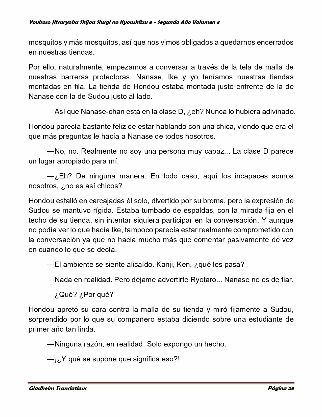 Página 25 del Manga