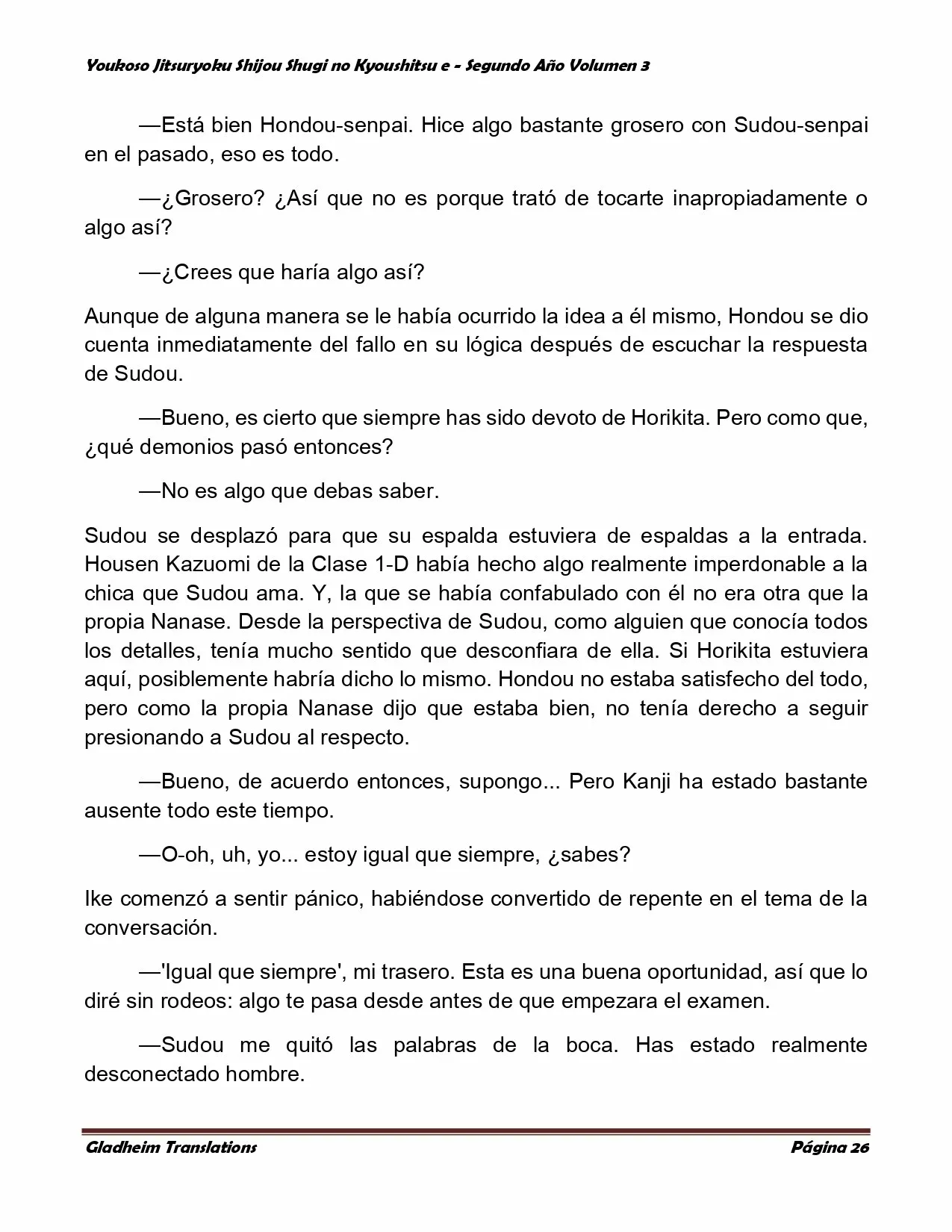 Página 26 del Manga