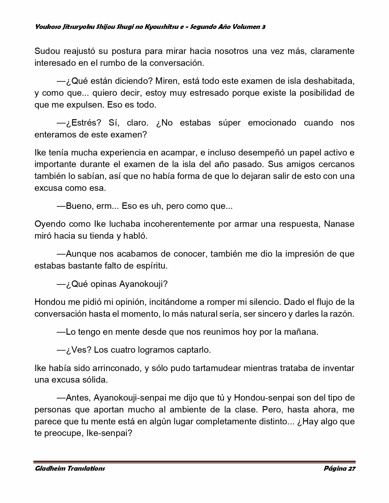 Página 27 del Manga