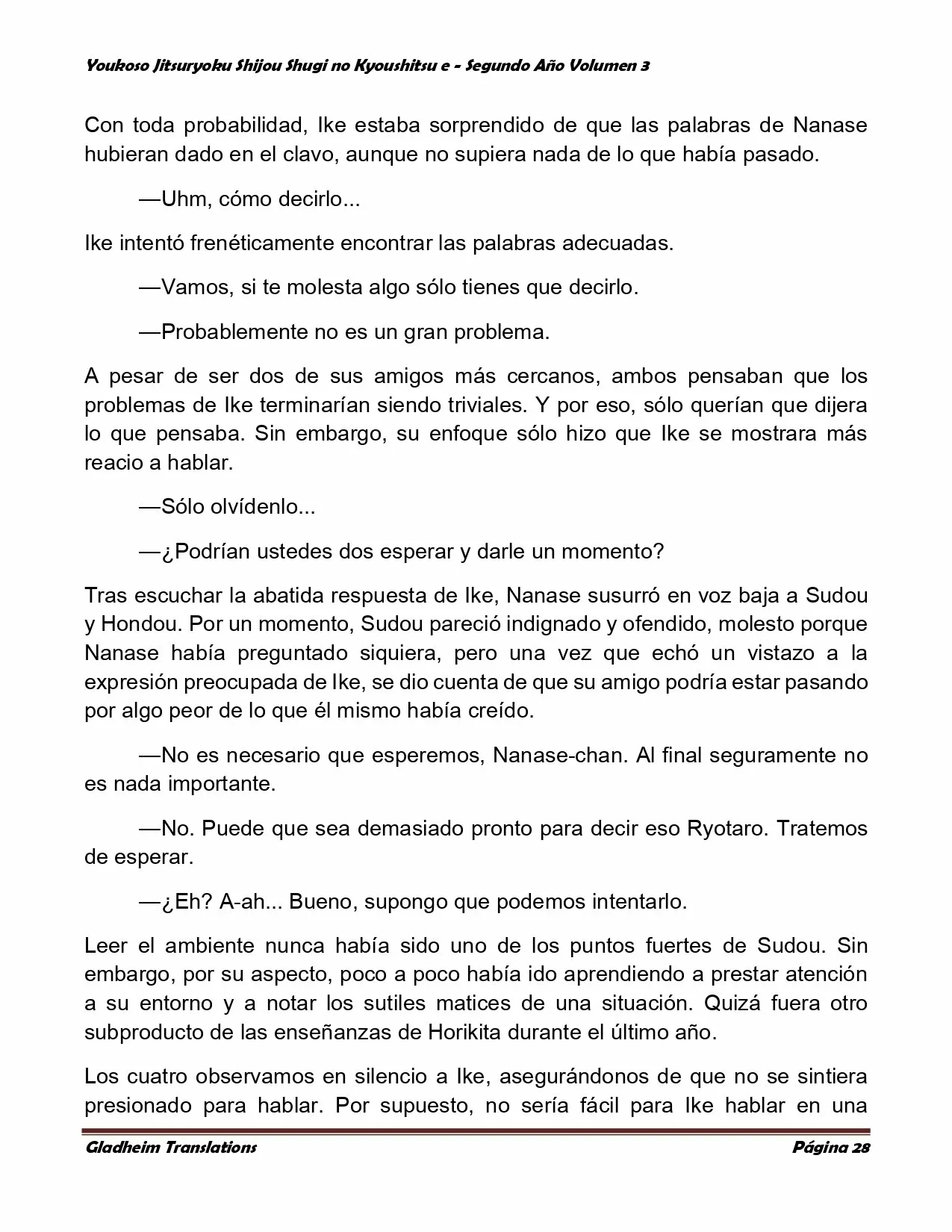 Página 28 del Manga