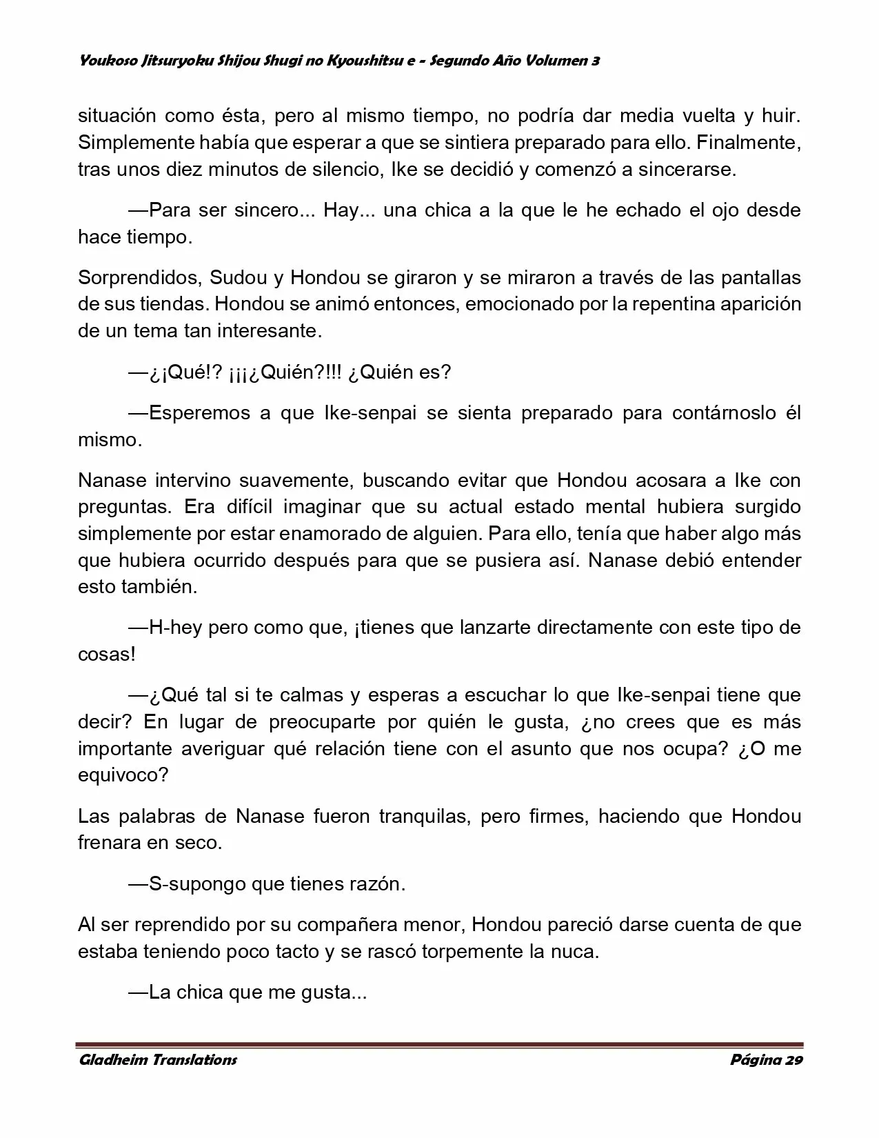 Página 29 del Manga