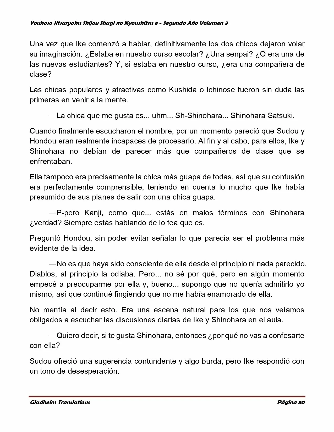 Página 30 del Manga