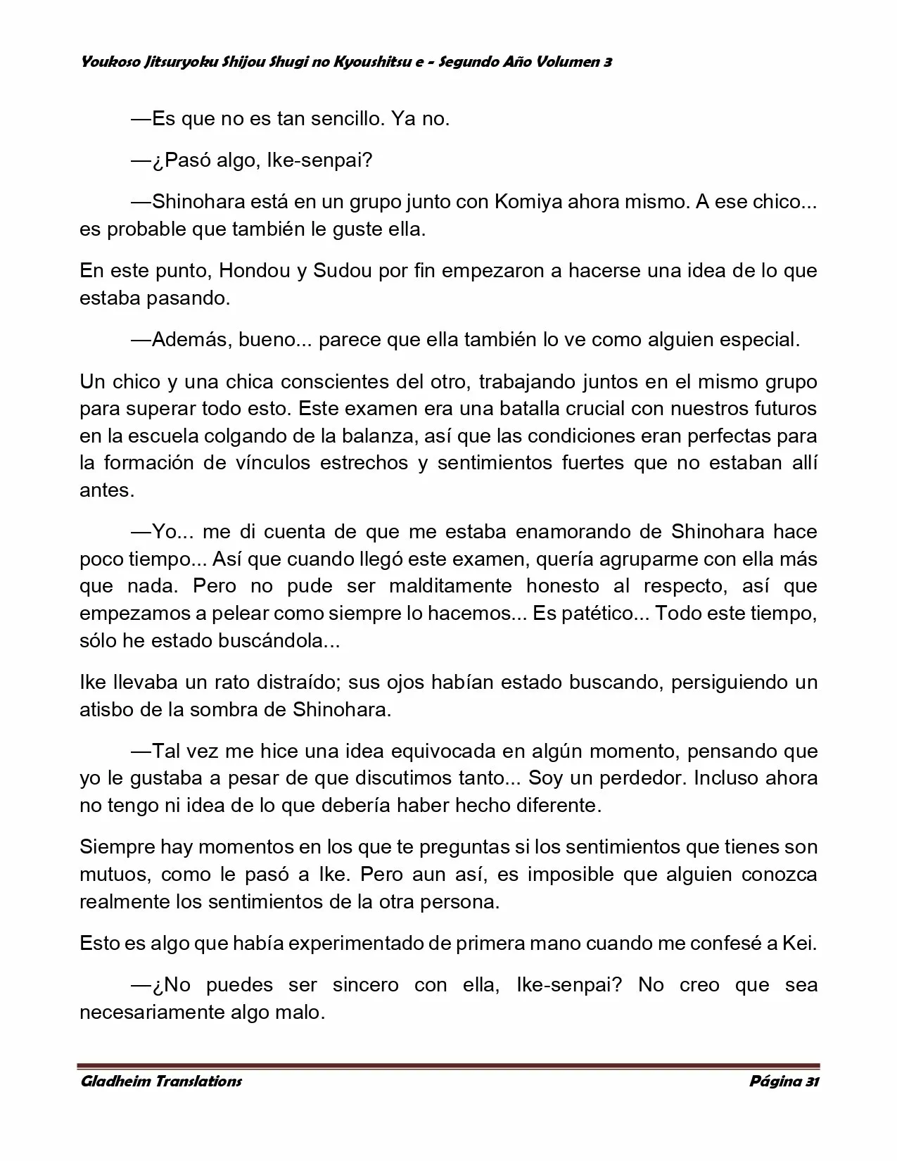 Página 31 del Manga