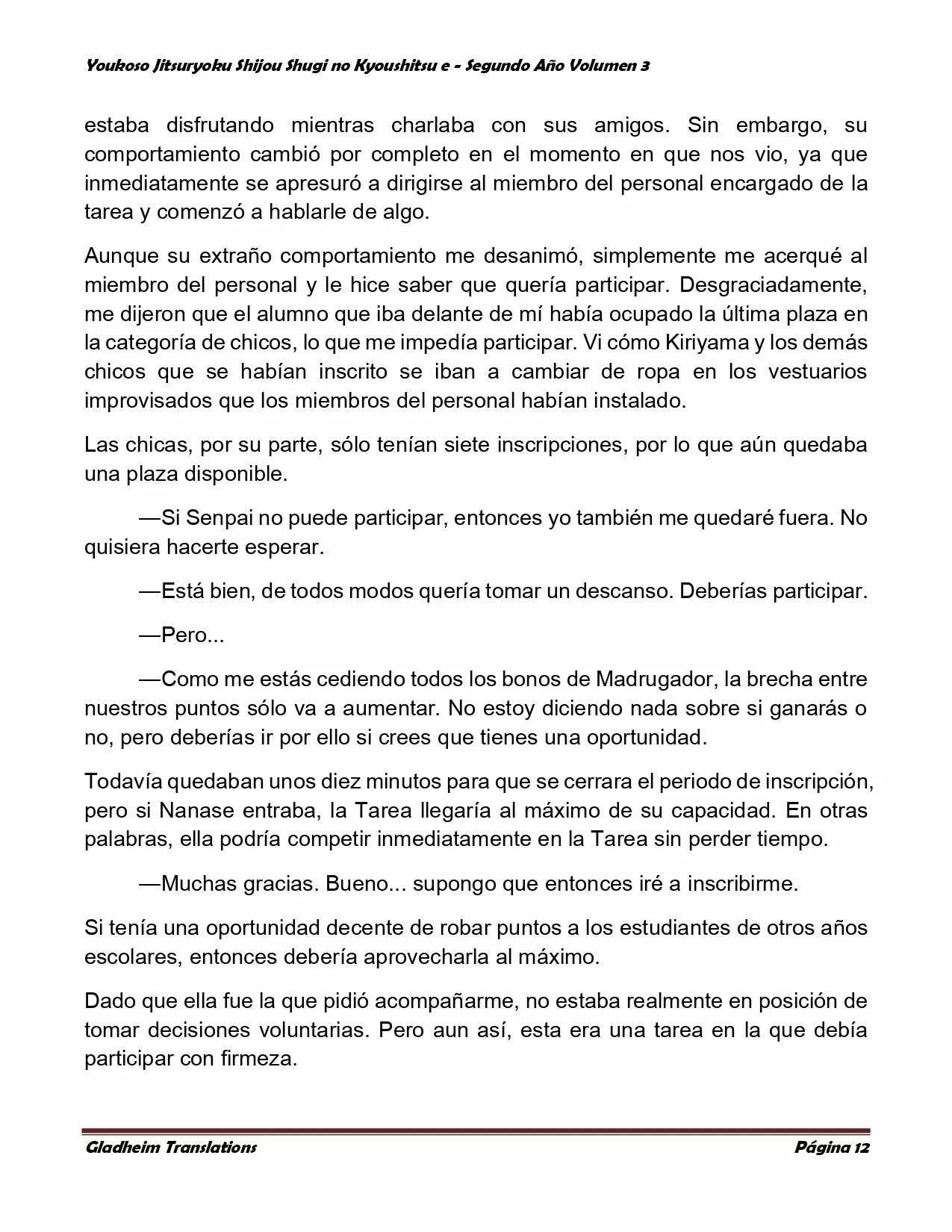 Página 12 del Manga