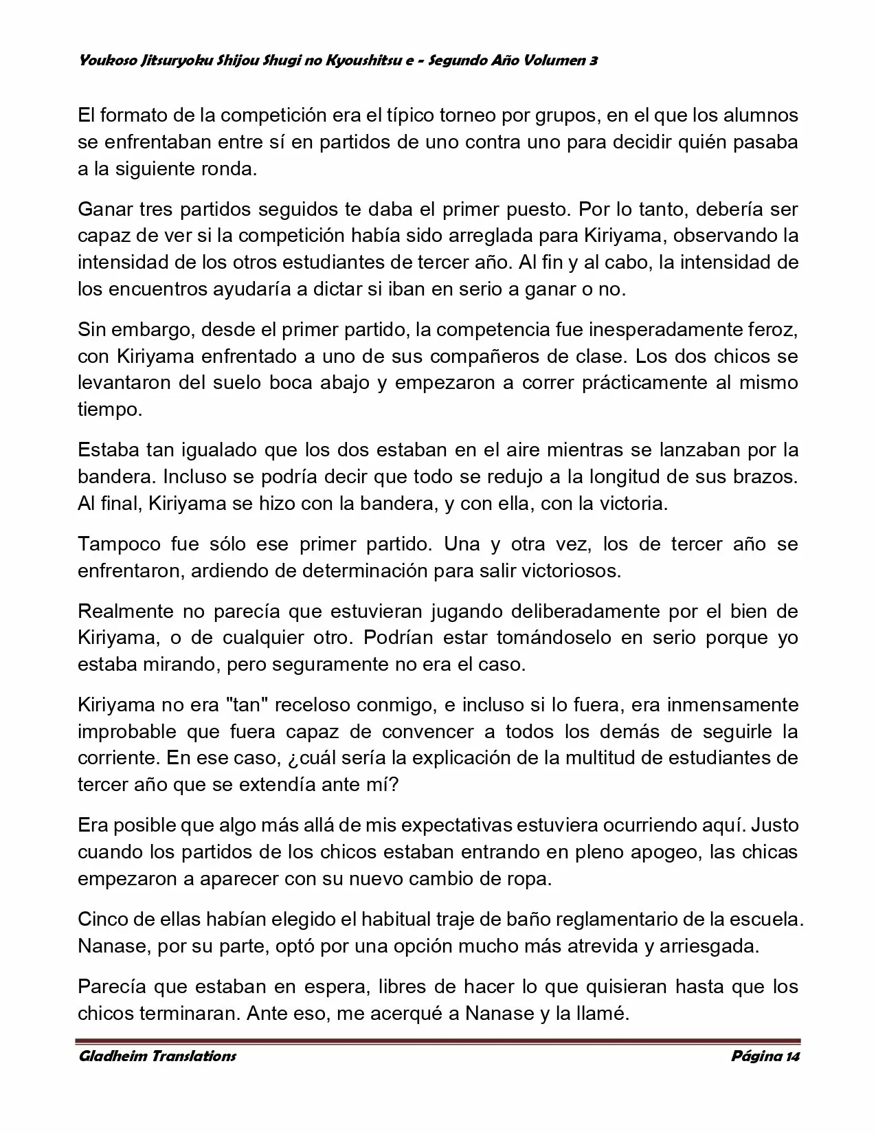 Página 14 del Manga