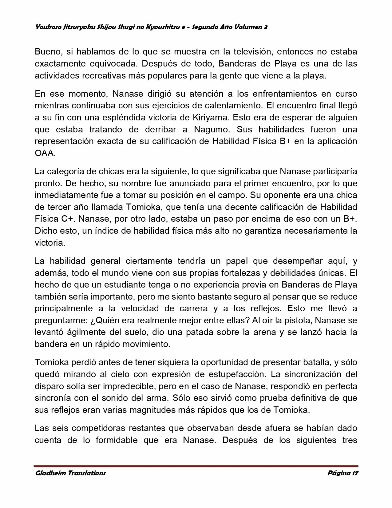 Página 17 del Manga