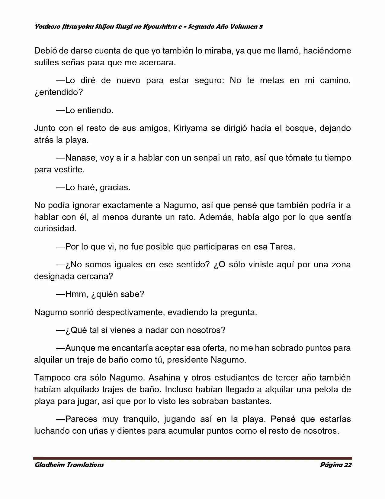 Página 22 del Manga