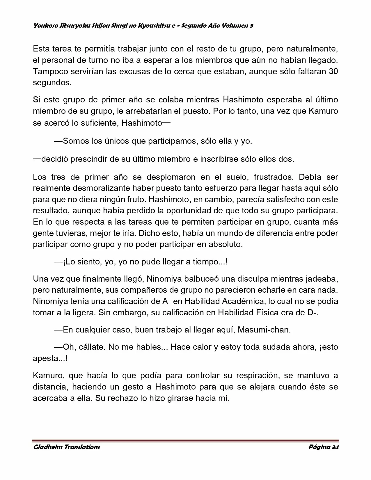Página 34 del Manga