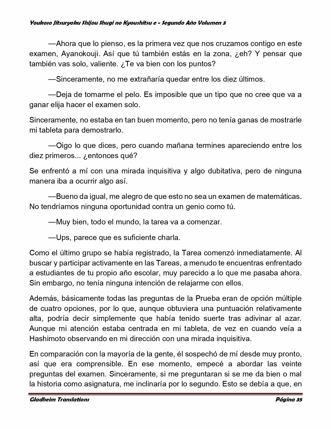 Página 35 del Manga