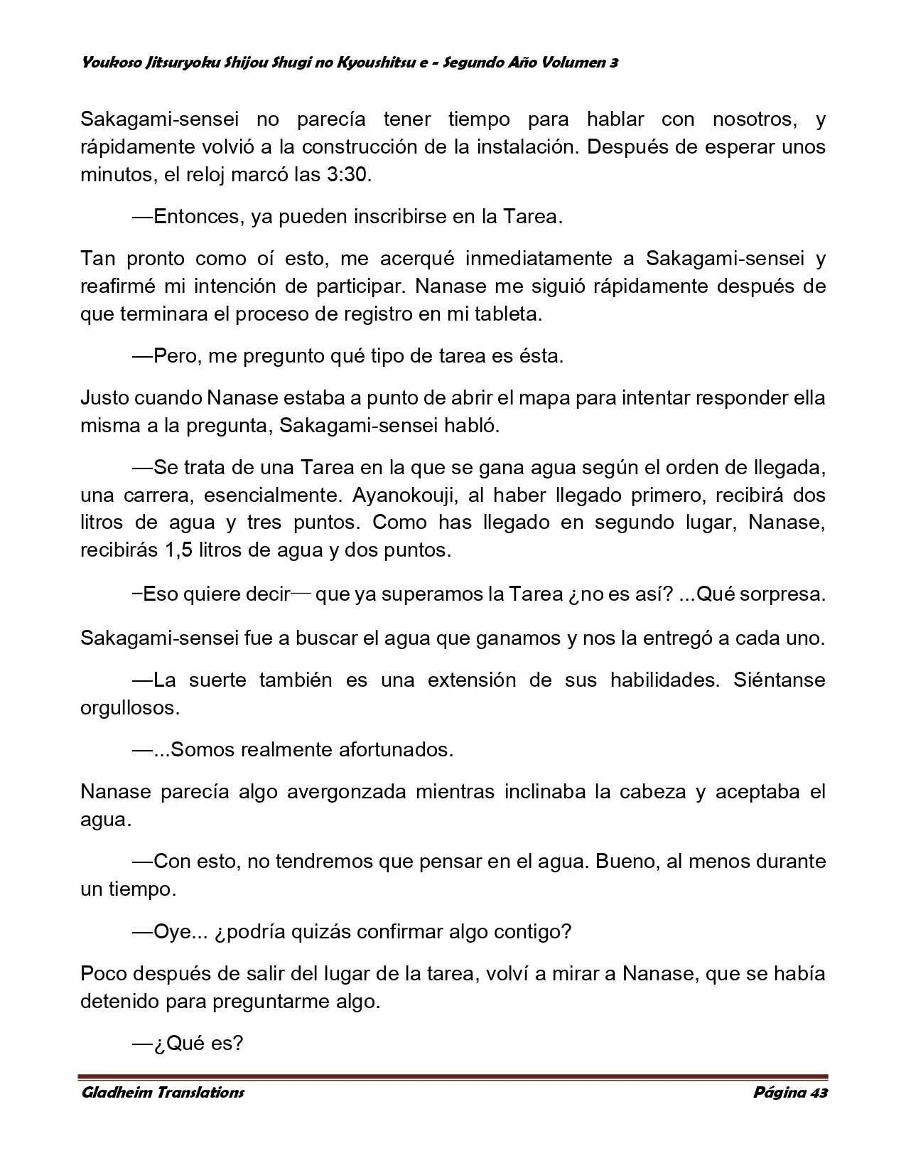 Página 43 del Manga