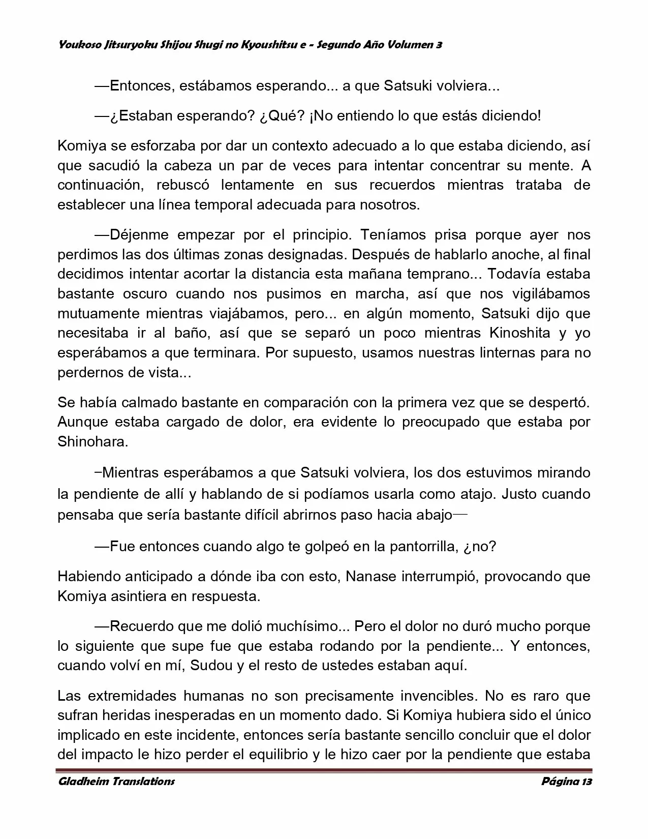 Página 13 del Manga