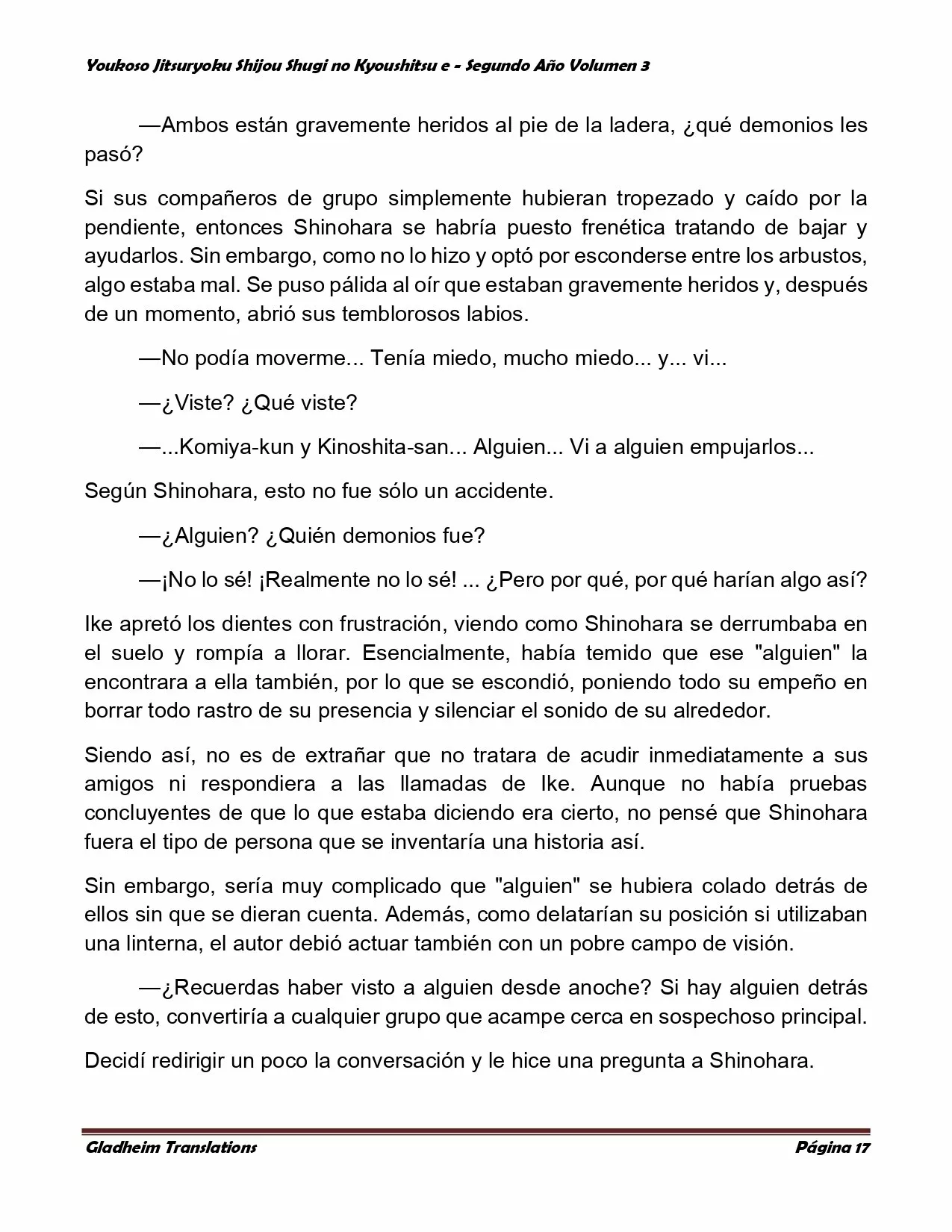 Página 17 del Manga