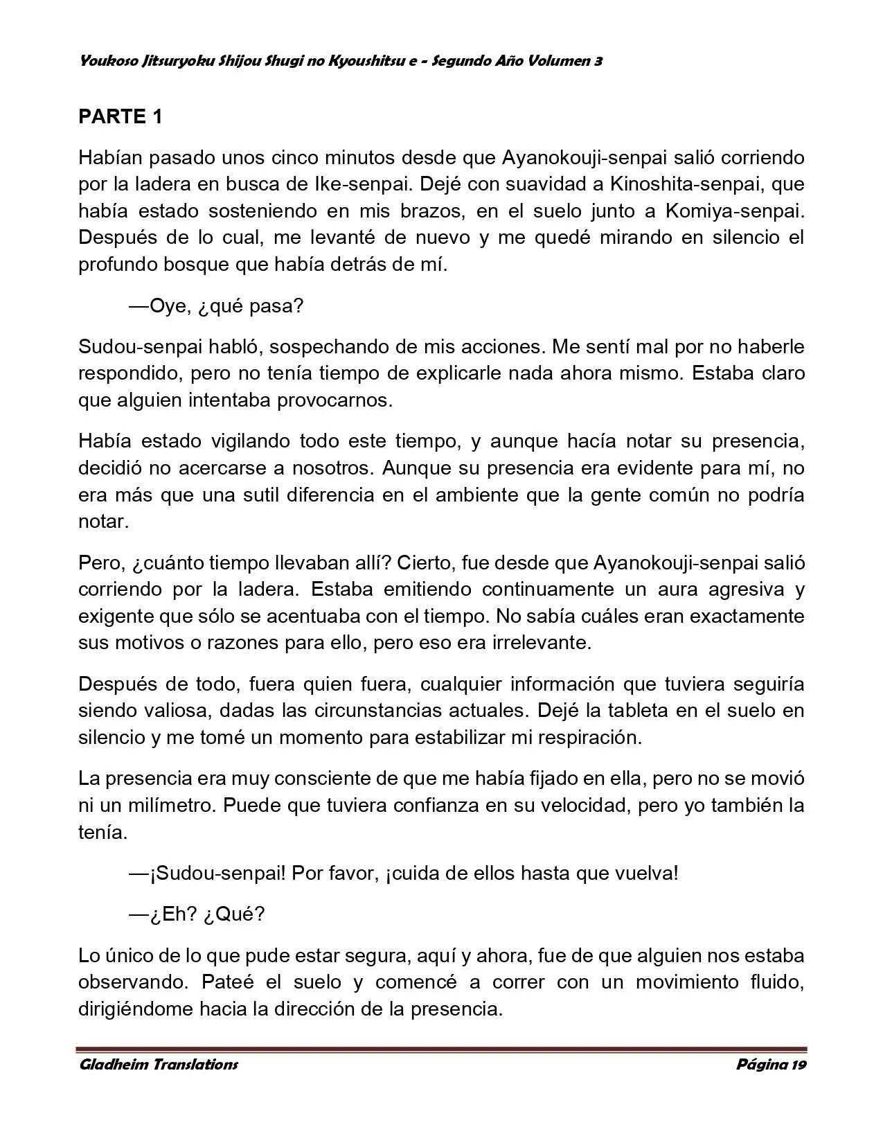 Página 19 del Manga