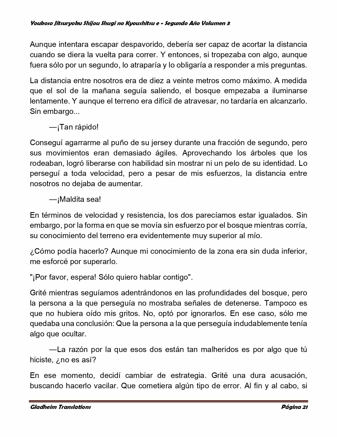 Página 21 del Manga