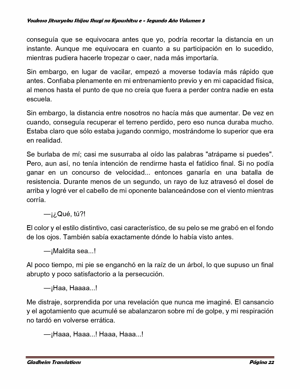 Página 22 del Manga