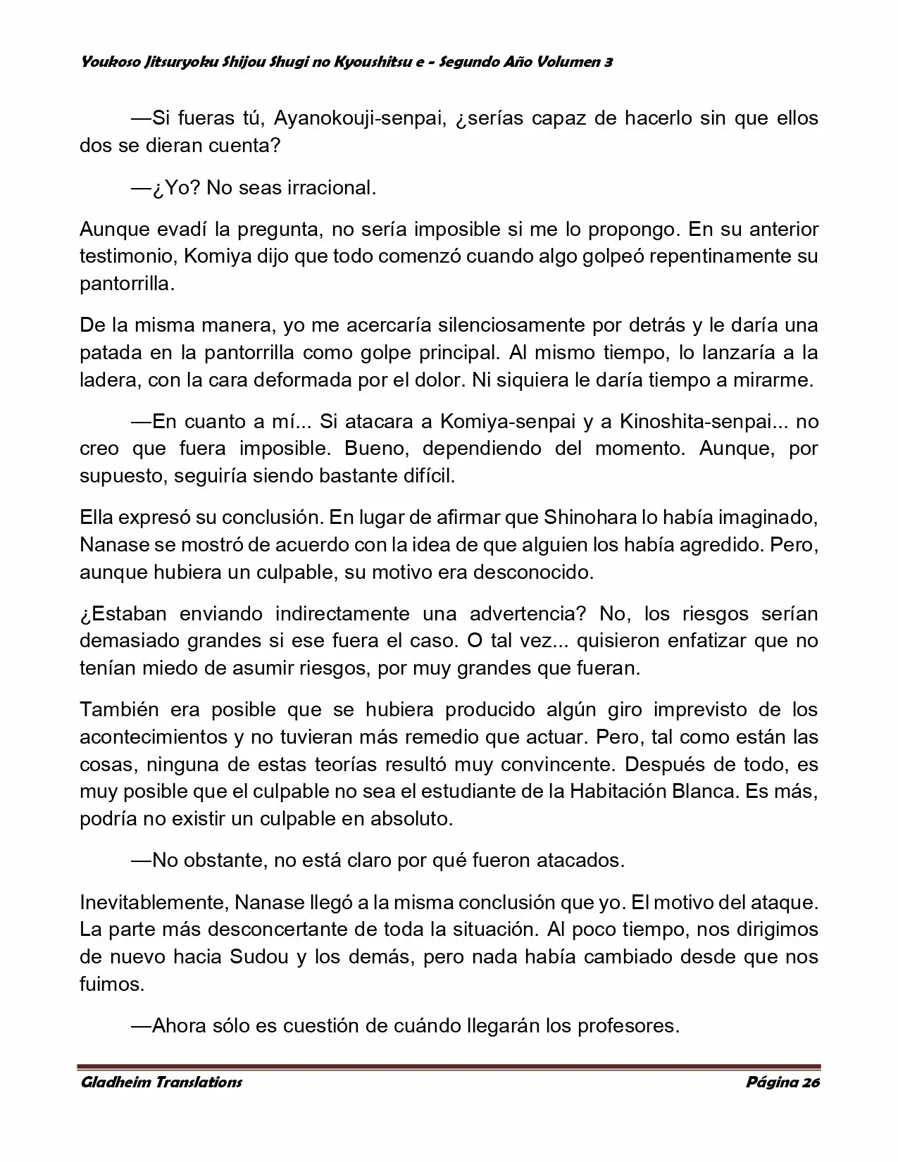 Página 26 del Manga