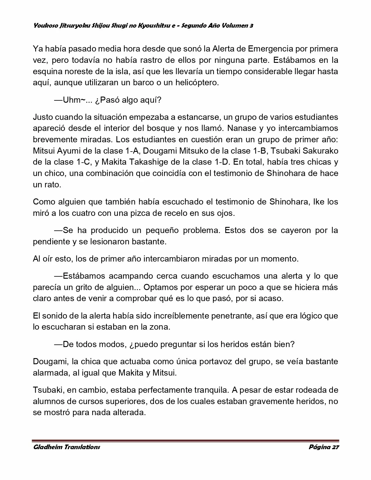 Página 27 del Manga