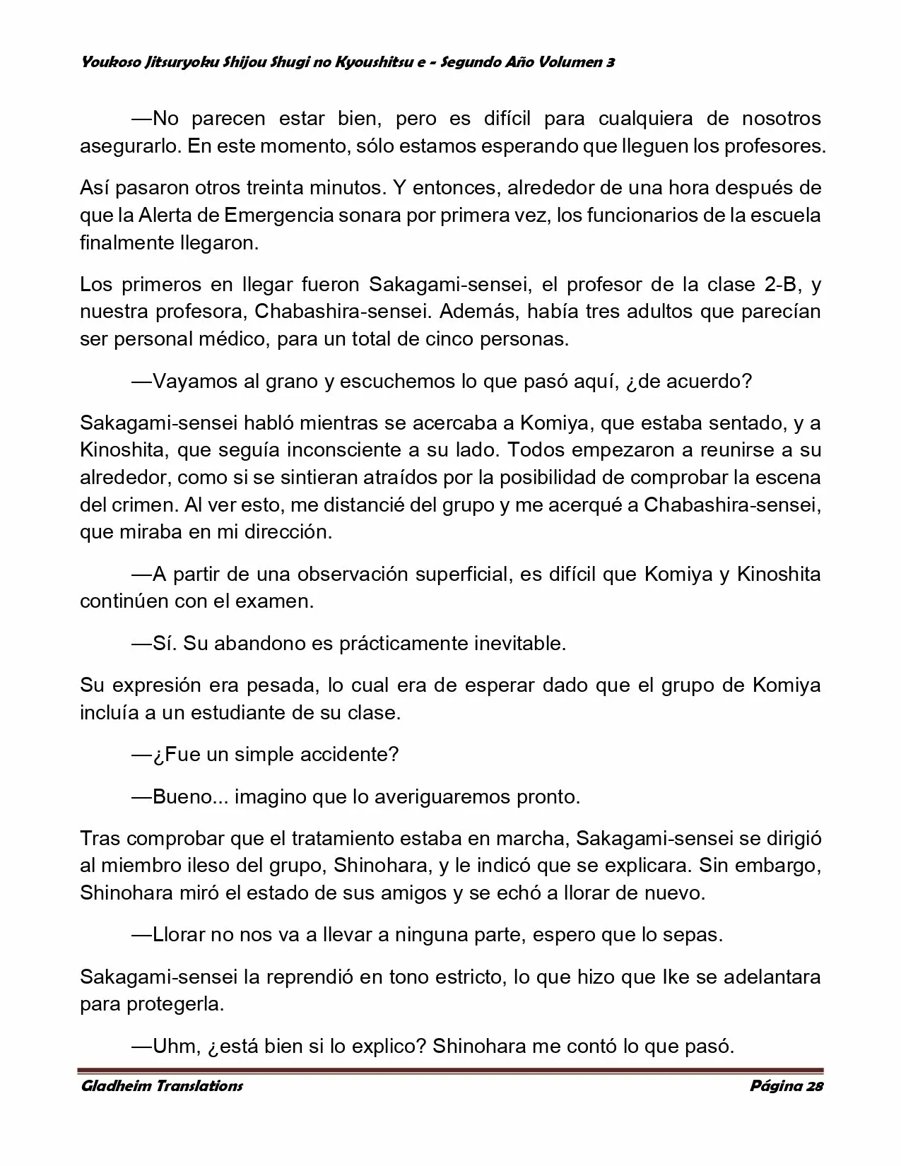 Página 28 del Manga