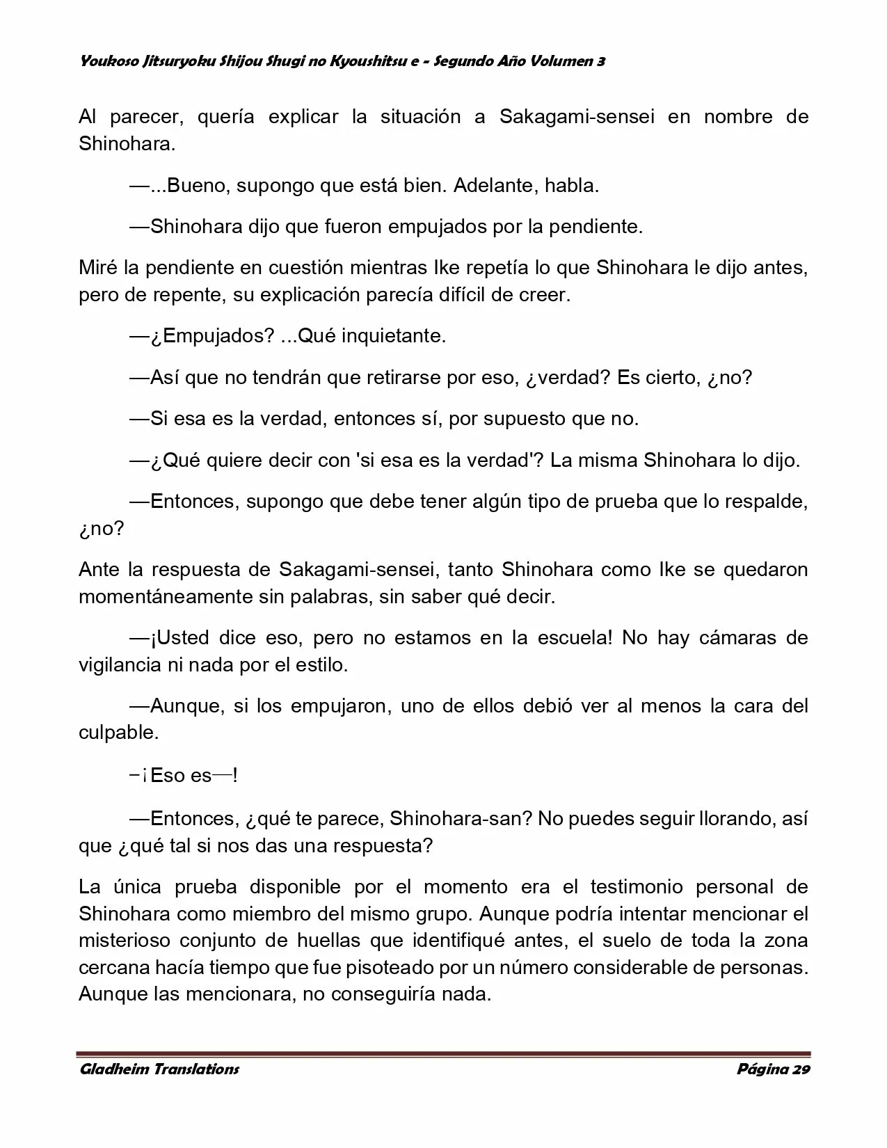 Página 29 del Manga