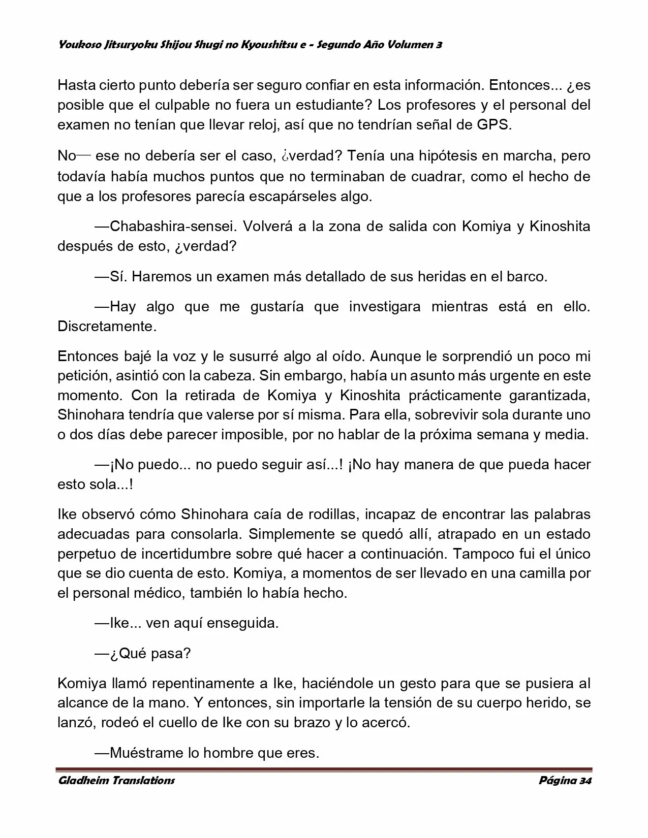 Página 34 del Manga