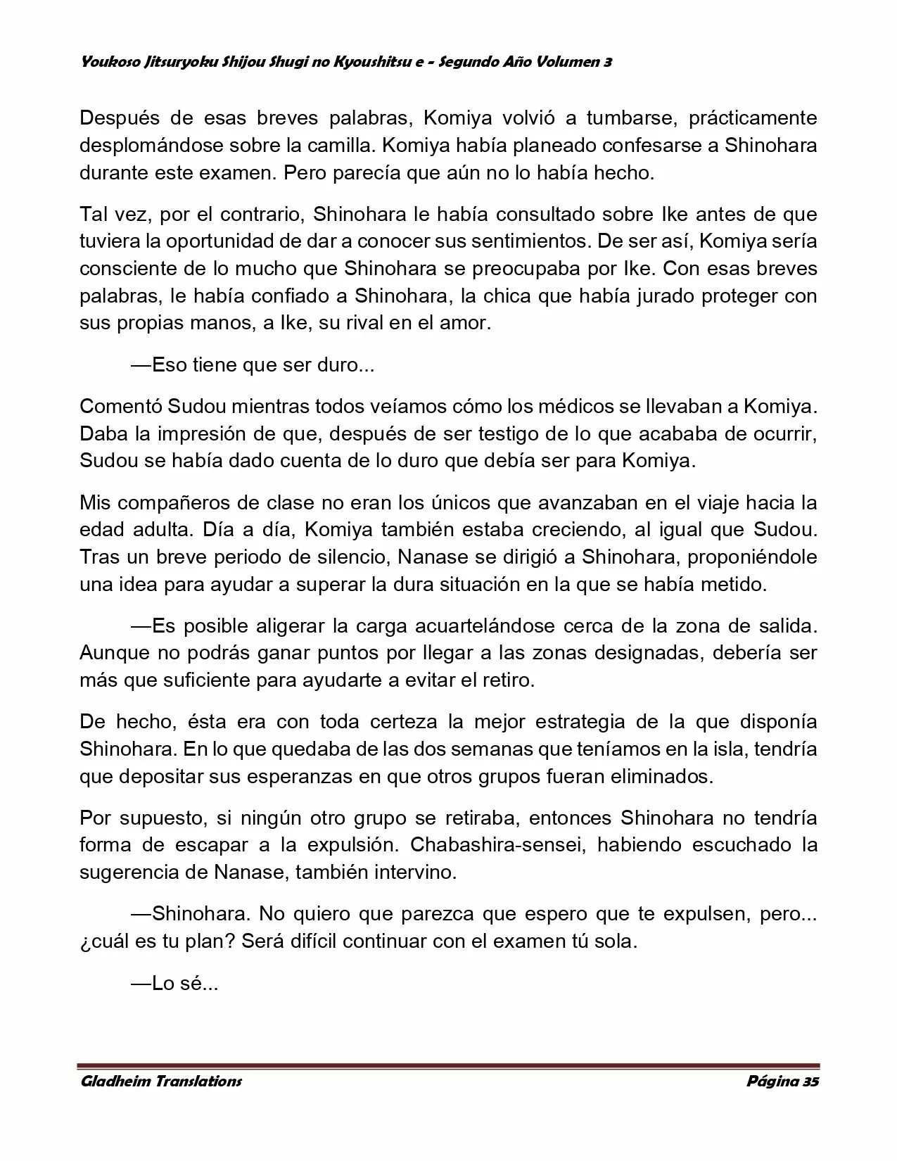 Página 35 del Manga