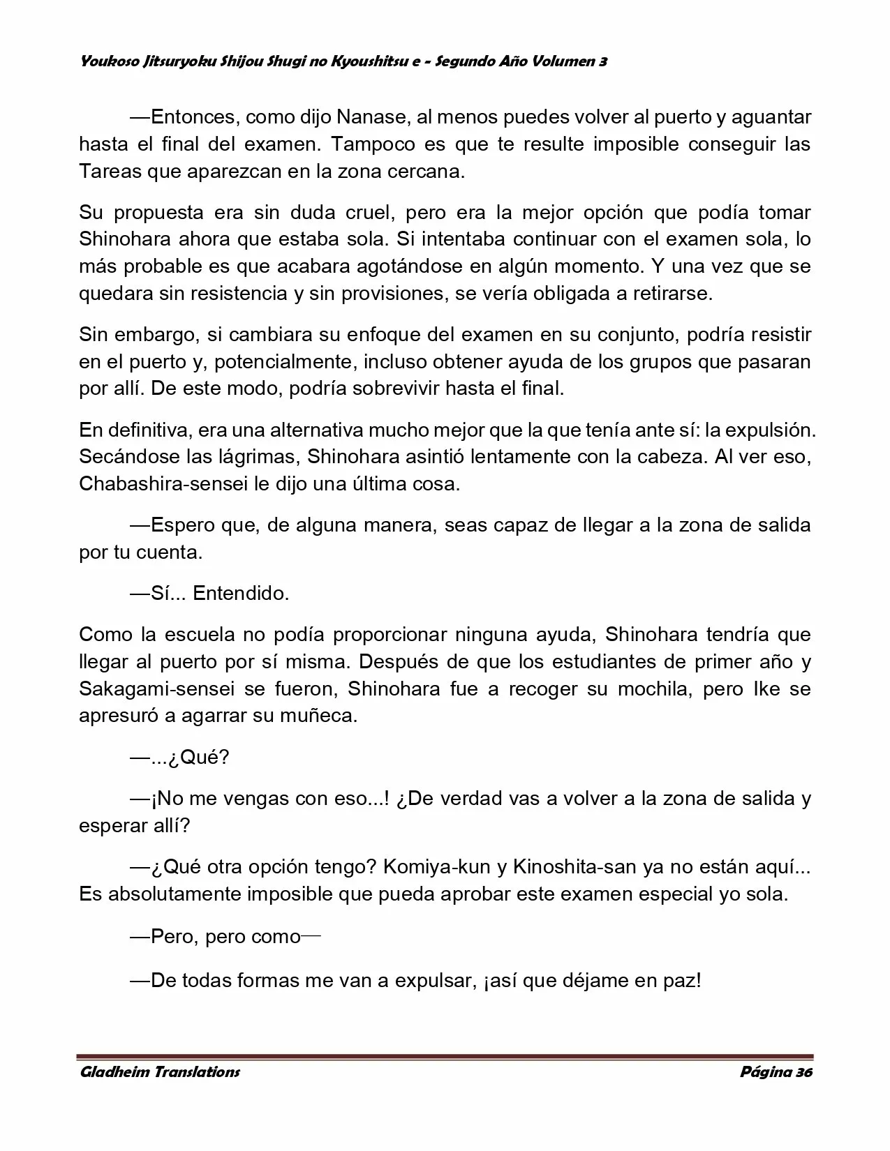 Página 36 del Manga