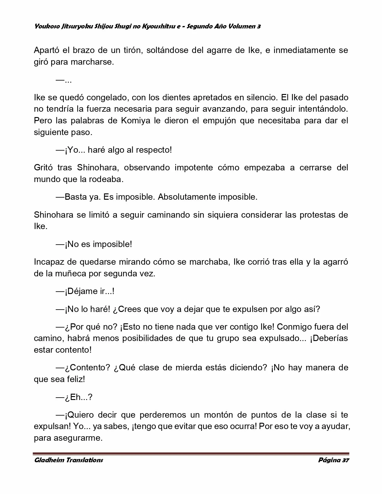 Página 37 del Manga