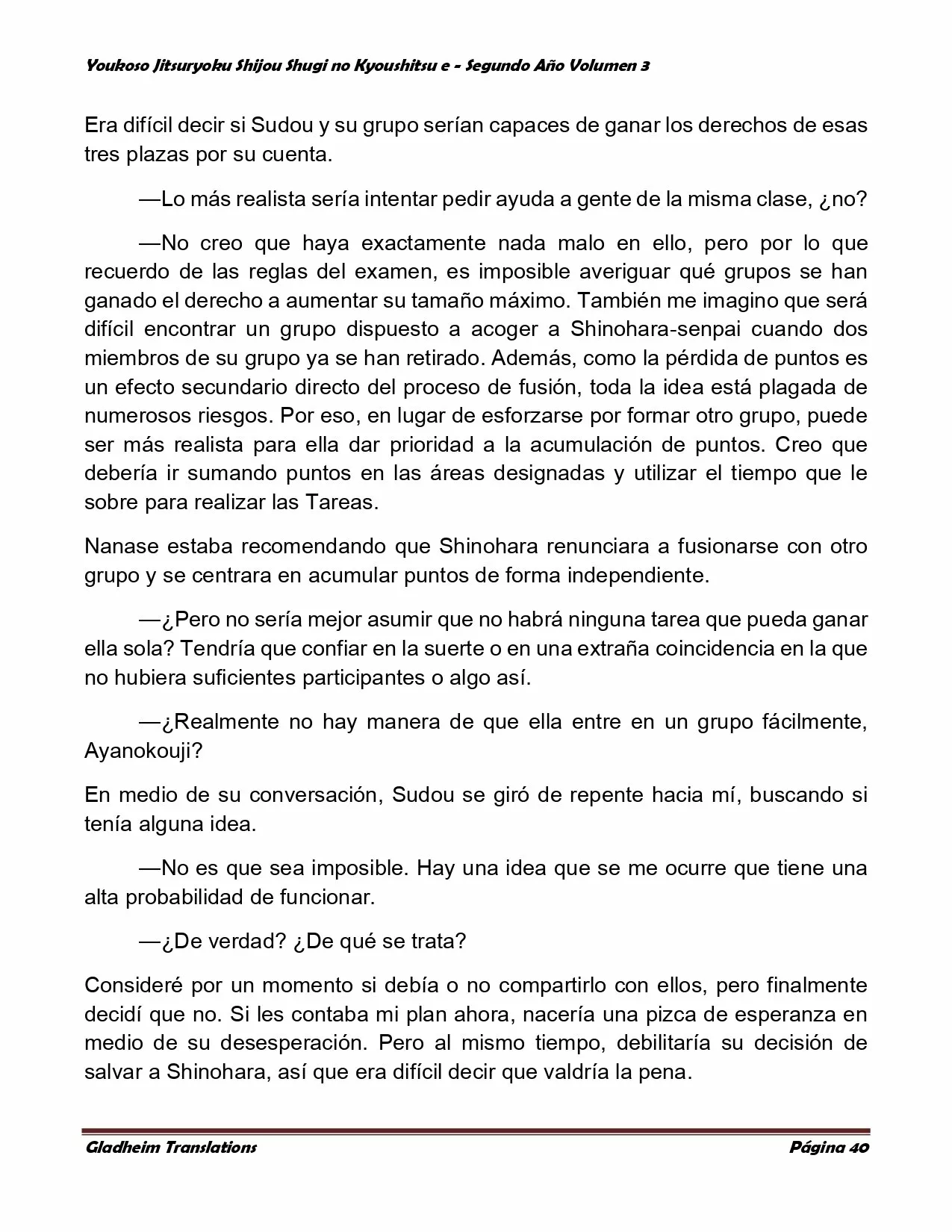 Página 40 del Manga