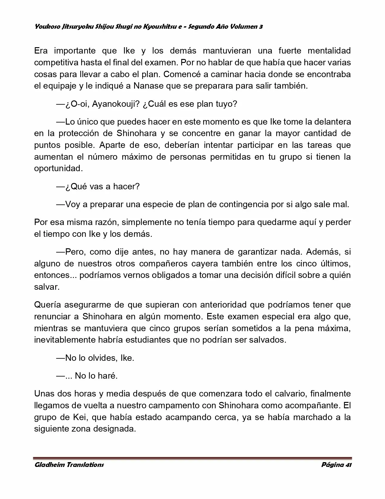 Página 41 del Manga