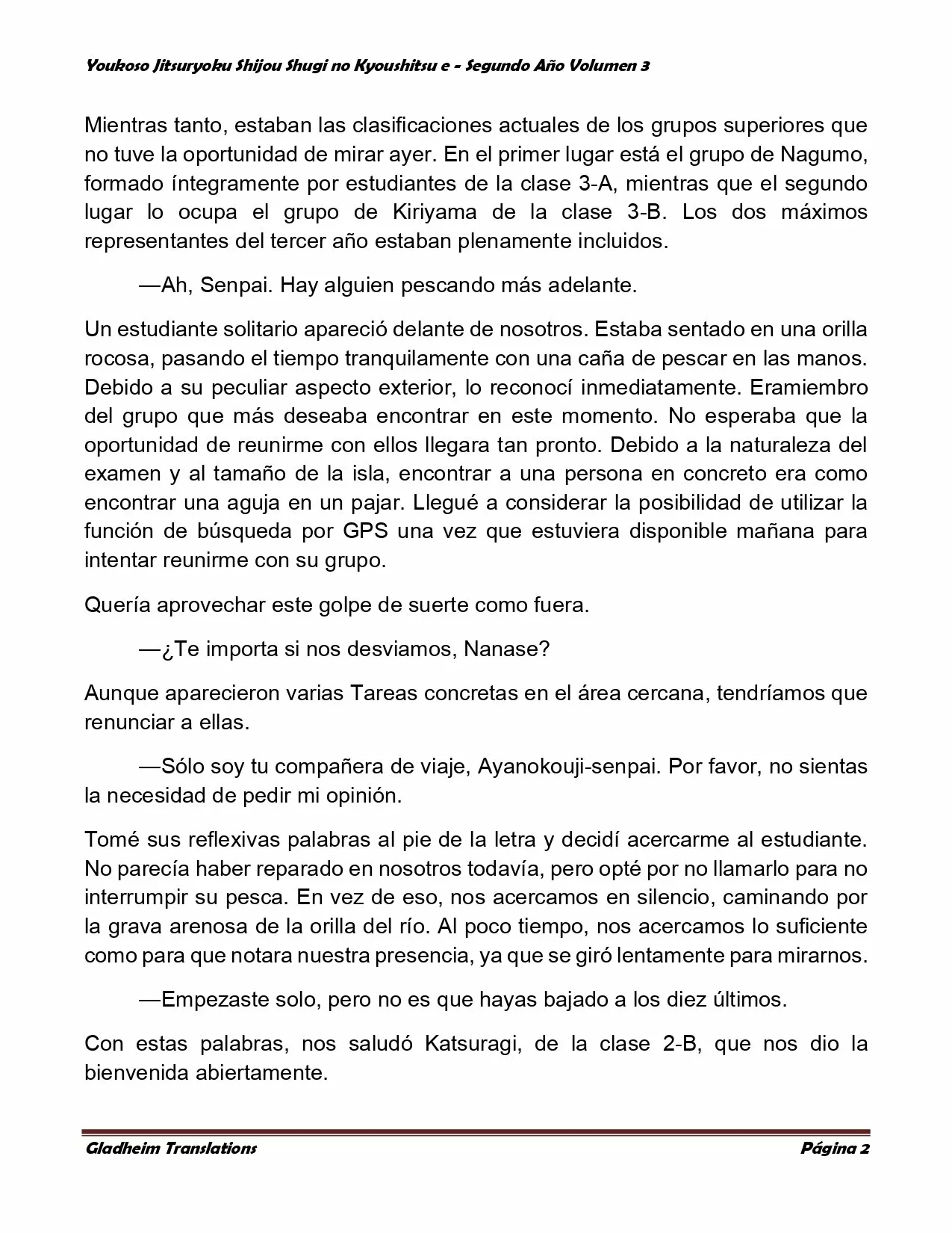 Página 2 del Manga