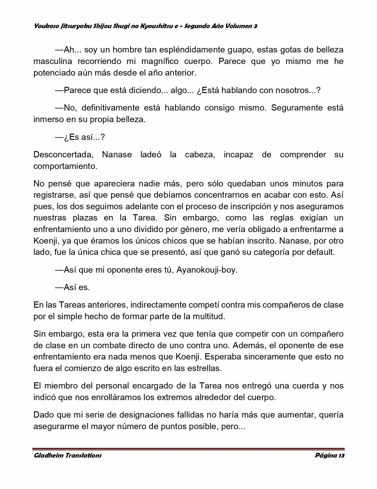 Página 13 del Manga