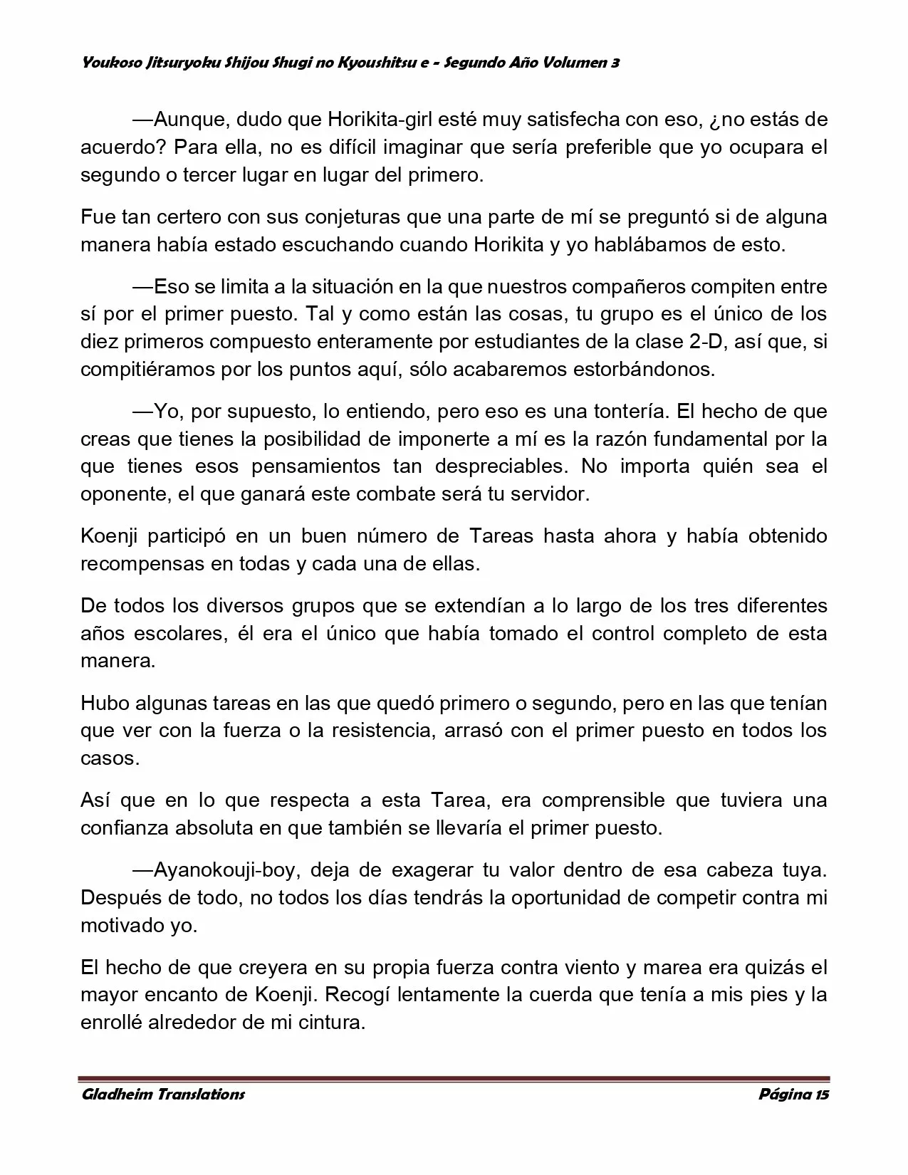 Página 15 del Manga