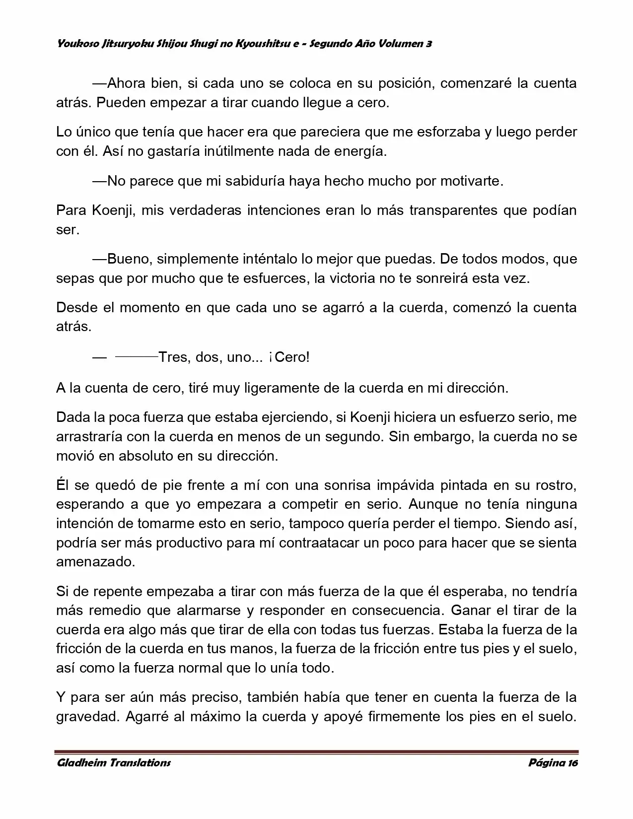 Página 16 del Manga