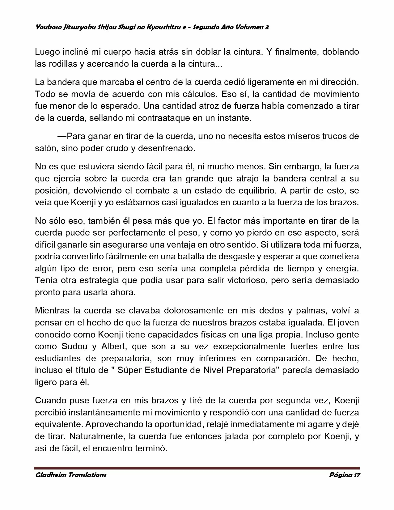 Página 17 del Manga